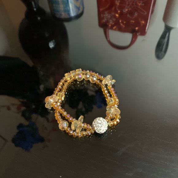 Shiny crystals bracelet🤎 - Picture 3 of 6